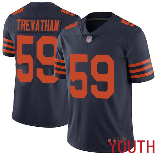 Chicago Bears Limited Navy Blue Youth Danny Trevathan Jersey NFL Football #59 Rush Vapor Untouchable->youth nfl jersey->Youth Jersey